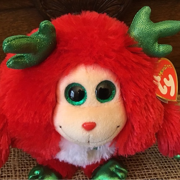 Vintage 2013 TY Monstaz Beanie Tinsel with tag. 5” - Picture 3 of 5